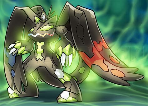 How To Draw Zygarde Complete Form Step By Step Drawing Guide By Dawn