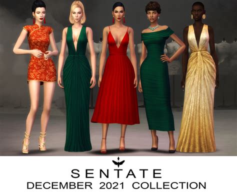 December 2021 Collection Sentate On Patreon Sims 4 Mm Cc Sims Four