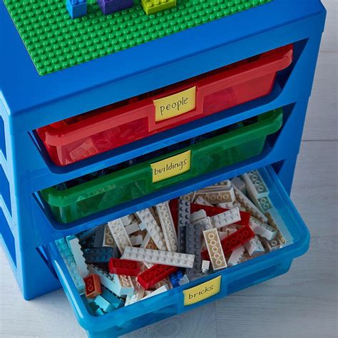 Lego 3 Tier Drawer Organizer With Baseplate Lego Drawer Organisers