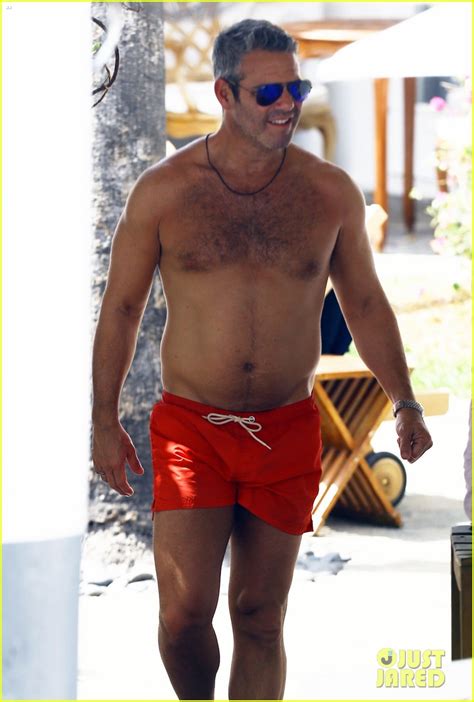 andy cohen goes shirtless for easter vacation in miami photo 3615774 andy cohen shirtless