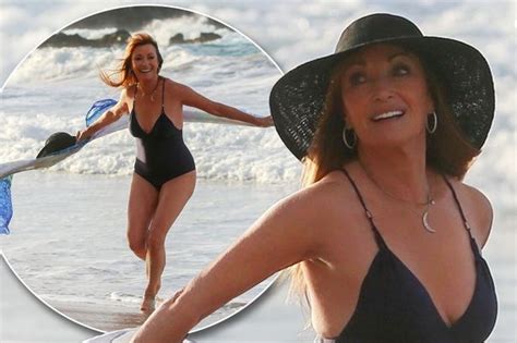 Jane Seymour Stuns In Swimsuit As She Frolicks In The Sea After