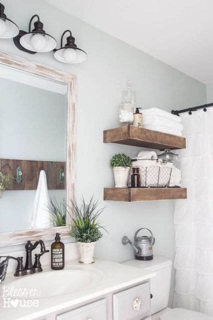 Floating shelves work well in any space, frankly, but they are particularly useful in the bathroom where horizontal surfaces and square footage both often fall on the smaller end of the spatial spectrum. 35 Floating Shelves Ideas For Different Rooms - DigsDigs