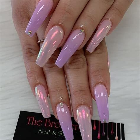 Delightful Nail Arts For Slay Queens Purple Acrylic Nails Purple Nails Best Acrylic Nails
