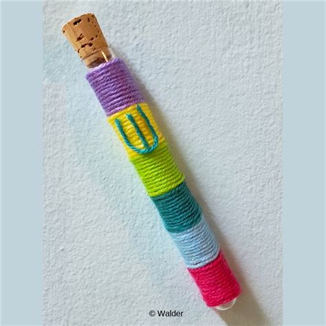 Yarn Wrapping Mezuzah Holder Walder Education