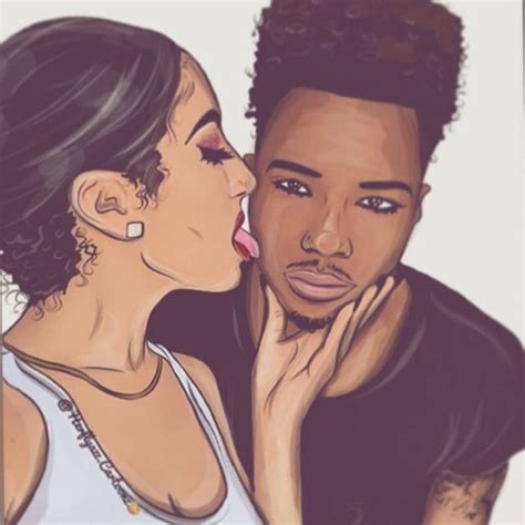 Follow Herflyazzcartoons On Instagram For More Black Love Art