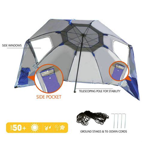 Portable Sun Shade Weather Shelter Umbrella Beach Pool Picnic Outdoor Camping Au Ebay