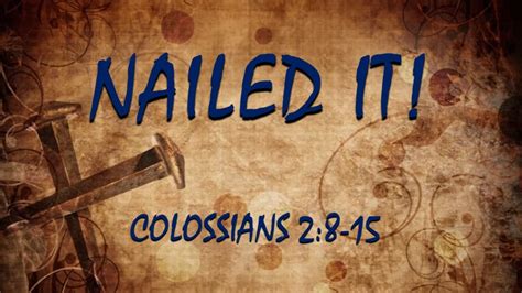 11 In The Colossians Series Anchor Point Bible Church Of Muskegon