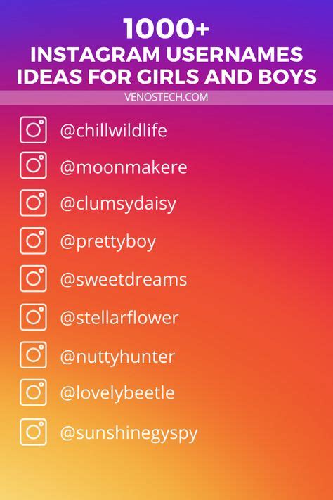 8 best cool usernames for instagram ideas usernames for instagram cool usernames for