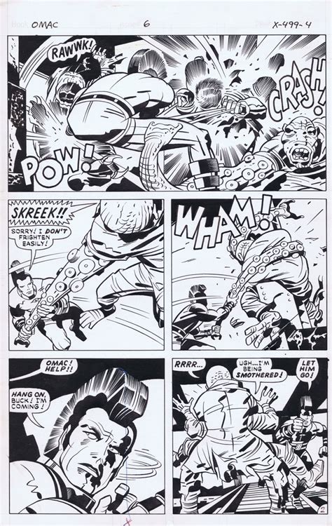 Kirby Omac Sold Comic Art Jack Kirby Art Comic Frame Comic Art