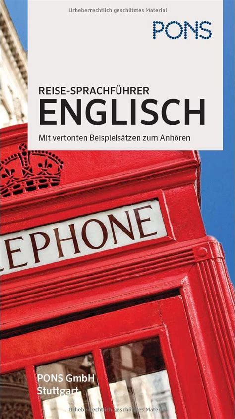 pons reise sprachführer englisch im richtigen moment das richtige wort mit beispielsätzen zum