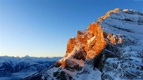 Hd Wallpaper Mountains Landscape Alps Switzerland Swiss Alps Blue