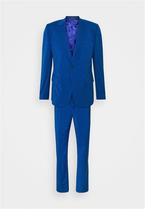 Paul Smith Tailored Fit Button Suit Oblek Dark Bluetmavě Modrá