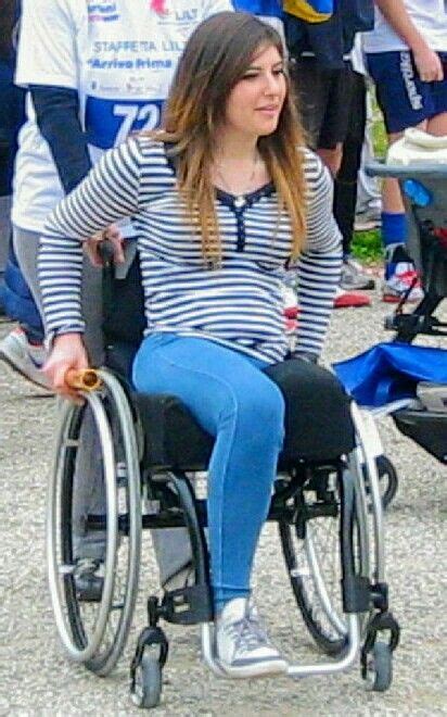 Lovely Lak In Her Wheelchair Wheelchair Women Women Amputee Lady