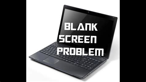 Pc boots then turn to black screen/no signal. Laptop acer aspire blank screen at boot up problem - YouTube