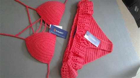 bikini traje de baño tejido crochet 90 000 en mercado libre