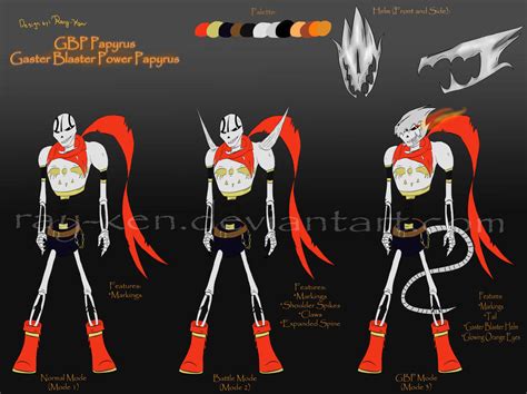Gbp Papyrus Reference Sheet By Ray Ken On Deviantart