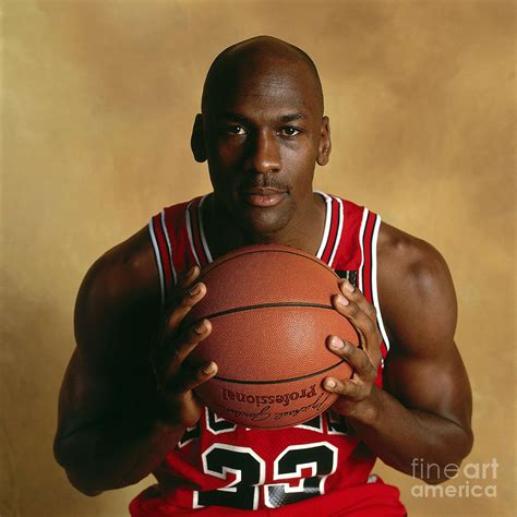 Michael Jordan Portrait By Nba Photos