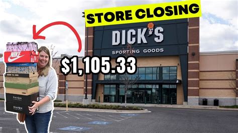 Buying Items To Resell At Dicks Sporting Goods Store Closing Sale Youtube