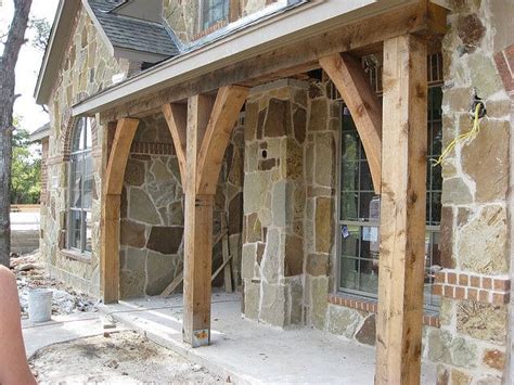As social media posts are usually untitled, use the first. Front Porch Cedar Beams in 2020 | House with porch, Porch ...