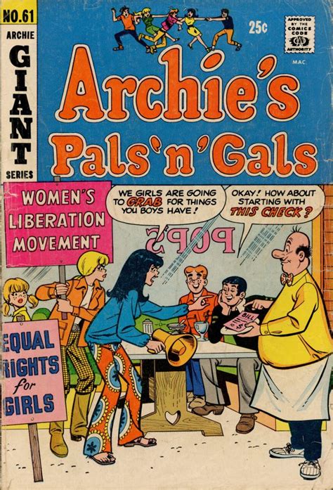 Old Comics World Archies Pals N Gals 061 1970 C2c Archie