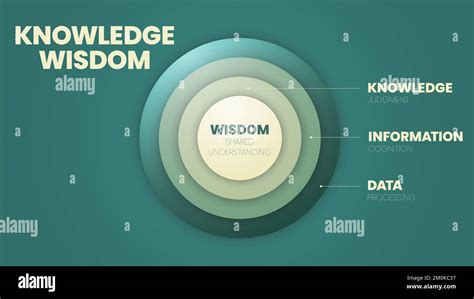 Knowledge Wisdom Circle Infographic Template With Icons Has Wisdom