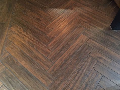 Herringbone Tile Pattern With 6x24 Tiles Wood Floor Design