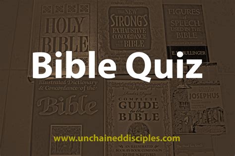 Unchained Disciples Supernatural Bible Quiz