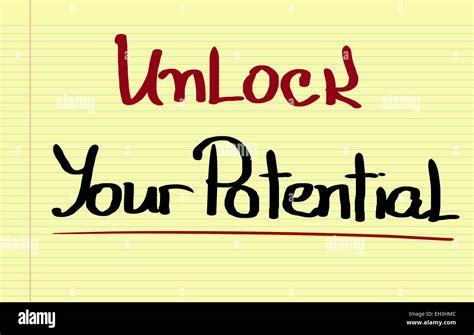 Unlock Your Potential Concept Stock Photo Alamy