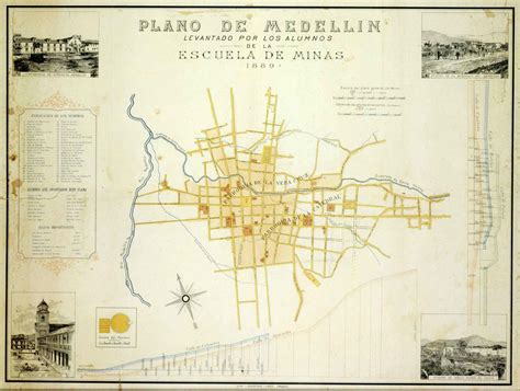 Archivo Plano De Medellín 1889
