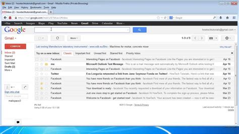 How To View The Unread Messages In Gmail Youtube
