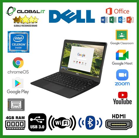 Promotion Dell 11 3180 Chromebook 116 Inch Lcd Intel Celeron
