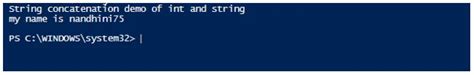 Powershell Concatenate String Examples And Functions Educba
