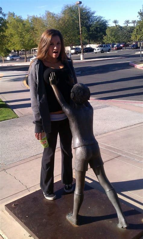 The 30 Most Inappropriate Poses With Statues Of All Time Pulptastic