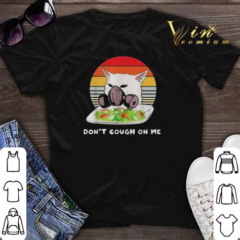Maybe you would like to learn more about one of these? Face mask cat meme don't cough on me vintage Coronavirus ...
