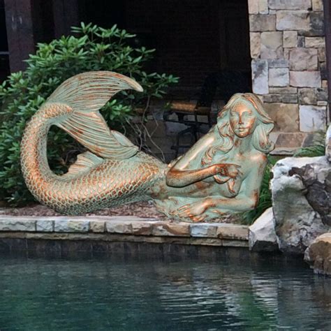 Lifes A Beach Sexy Lying Mermaid Statue Mermaid Statues Mermaid Sculpture Statue