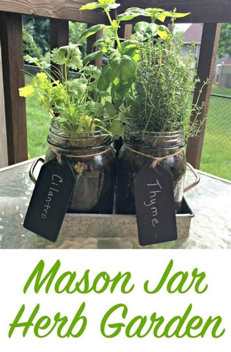 25 Diy Mason Jar Herb Garden Ideas For Indoor Its Overflowing