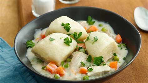 Start with a hearty chicken and vegetable stew, then add easy homemade dumplings that cook up chicken and dumplings are the ultimate comfort food, aren't they? Easier Than Ever Chicken and Dumplings recipe from ...