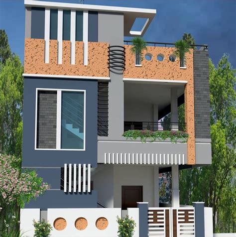 Two Floors House House Outer Design Duplex House Design Small House