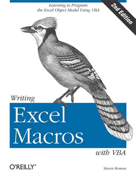 Writing Excel Macros With Vba 2nd Edition Oreilly Media