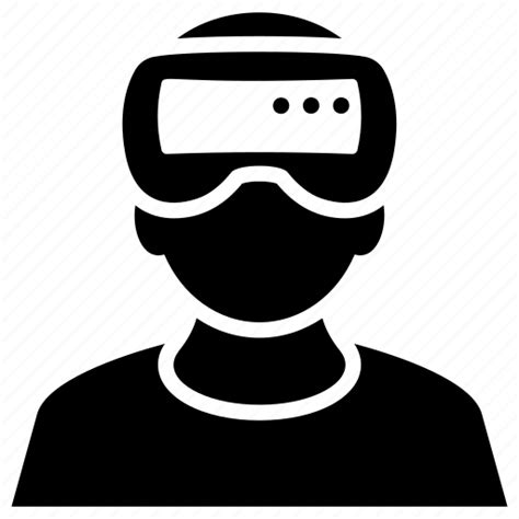 Augmented reality, extended reality, virtual reality, vr eyewear, vr goggles icon