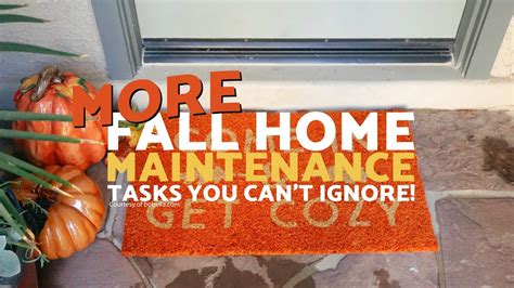 More Fall Home Maintenance Tasks Youtube