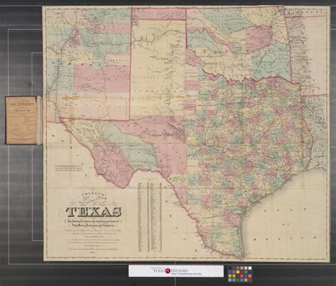 Coltons New Map Of The State Of Texas The Indian Territory And