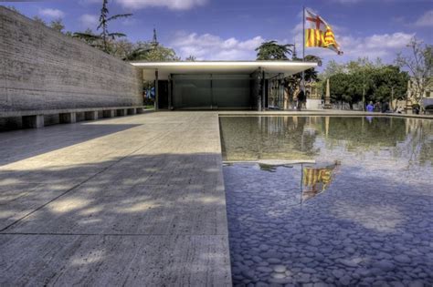 The German Pavilion In Barcelona By Mies Van Der Rohe Inexhibit