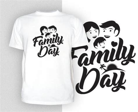 Taknak ke buat tshirt family day? Family Day T-Shirt Vector Design Ai EPS PDF