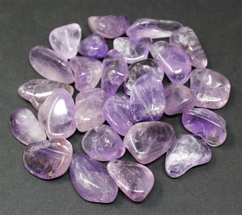 Amethyst Tumbled Stones: Choose How Many Pieces ('A' Grade, Tumbled ...