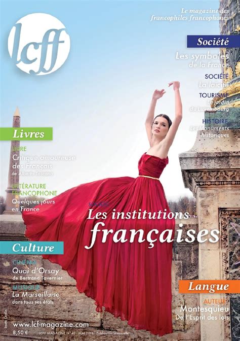 Lcff Magazine N°40 Les Institutions Françaises Les Institutions