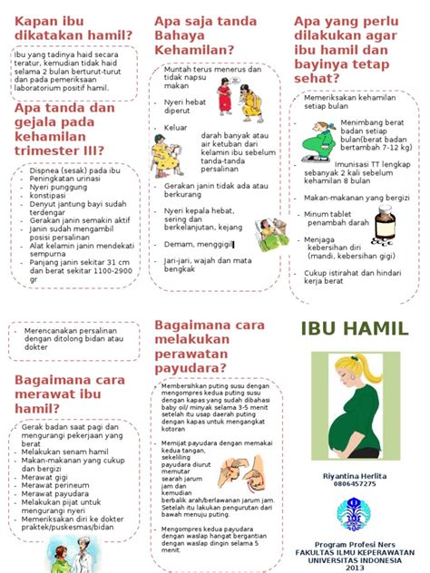 Leaflet Ibu Hamil