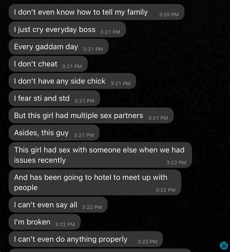 Man Depressed As He Finds Out Pregnant Girlfriend Is Cheating With Multiple Partners Justnaija