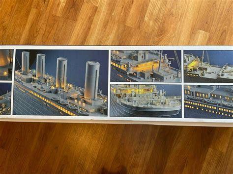 Trumpeter 03719 1 200 Rms Titanic With Led Lights Kit Wadd On Mast