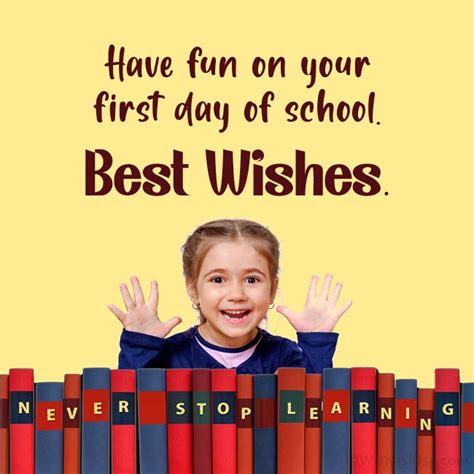 Happy First Day Of School Wishes And Quotes Best Quotationswishes